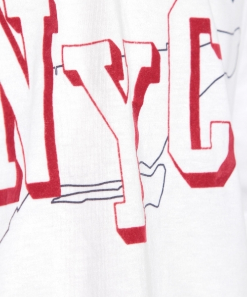 niko and...（ニコアンド）の「USAプレイスネームTシャツ（Tシャツ/カットソー・メンズ・ホワイト/ブラック/グレー/レッド・MEDIUM/LARGE）」の17枚目の写真