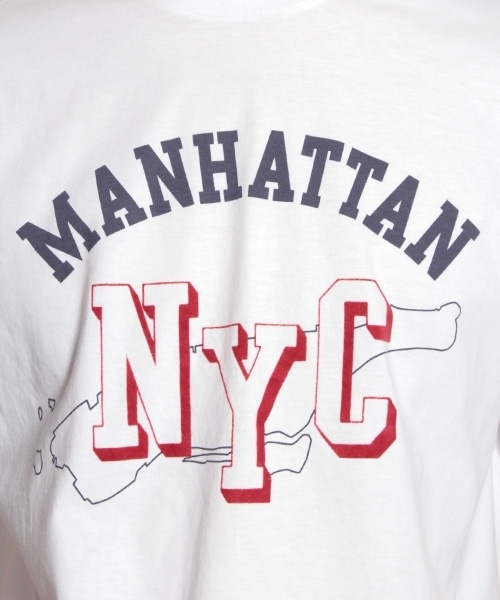 niko and...（ニコアンド）の「USAプレイスネームTシャツ（Tシャツ/カットソー・メンズ・ホワイト/ブラック/グレー/レッド・MEDIUM/LARGE）」の18枚目の写真