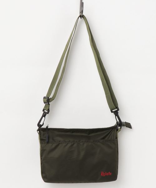 Relate（リレート）の「Relate/RIP 横型ｼｮﾙﾀﾞｰ（ショルダーバッグ・メンズ・ブラック/グレー/キャメル/カーキ/ブルー/ネイビー・ONE SIZE）」の4枚目の写真