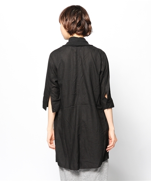 WHO'S WHO gallery（フーズフーギャラリー）の「ミリタリーガウン（その他アウター・レディース・ブラック/ネイビー/カーキ・FREE）」の6枚目の写真