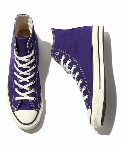 CONVERSE（コンバース）の「CONVERS CANVAS ALL STAR J HI（スニーカー・メンズ・ブラック/パープル/アイボリー・26cm/26.5cm/27cm/27.5cm/28cm）」の3枚目の写真
