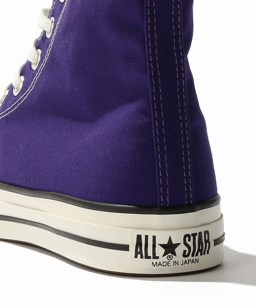 CONVERSE（コンバース）の「CONVERS CANVAS ALL STAR J HI（スニーカー・メンズ・ブラック/パープル/アイボリー・26cm/26.5cm/27cm/27.5cm/28cm）」の6枚目の写真