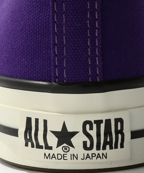 CONVERSE（コンバース）の「CONVERS CANVAS ALL STAR J HI（スニーカー・メンズ・ブラック/パープル/アイボリー・26cm/26.5cm/27cm/27.5cm/28cm）」の11枚目の写真