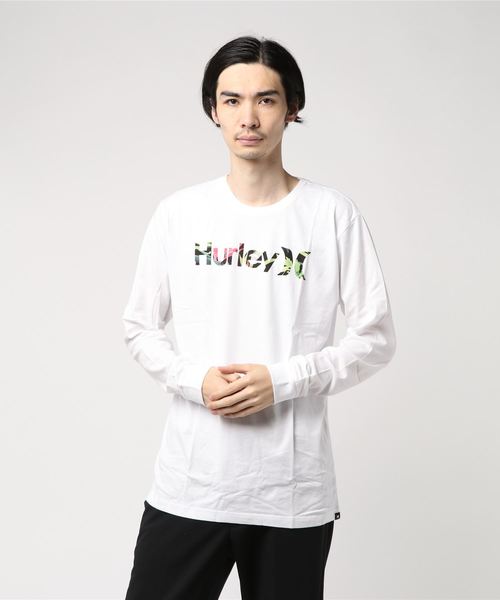 Hurley (ハーレー)の「OAO TROPIC LONG SLEEVE TEE/ハーレー 長袖 ロゴ ロンT(Tシャツ/カットソー・メンズ・ホワイト/ブラック/グレー・SMALL/MEDIUM/LARGE/X-LARGE)」の2枚目の写真