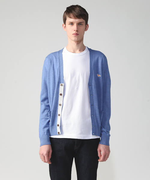 Maison Kitsune（メゾンキツネ）の「CLASSIC CARDIGAN SOLID（カーディガン/ボレロ・メンズ・その他1/その他2/その他3・LARGE/SMALL/MEDIUM）」の3枚目の写真