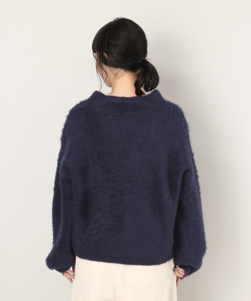 ロージーモンスター miroir mohair knit ノースリーブブラウン