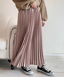 apres jour | サテンプリーツスカート【ZOZOTOWN限定アイテム】NEW(スカート)