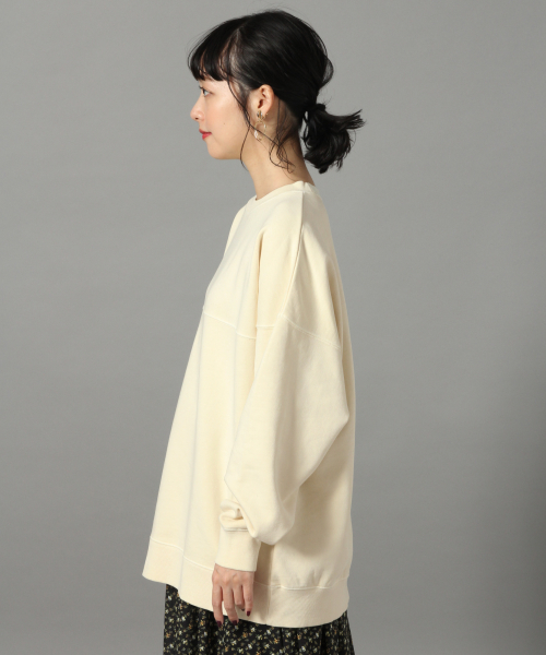 LOWRYS FARM（ローリーズファーム）の「ピグメントキリカエＢＩＧ　826041（スウェット・レディース・グレー/イエロー/アイボリー/ミント/グリーン・FREE）」の8枚目の写真