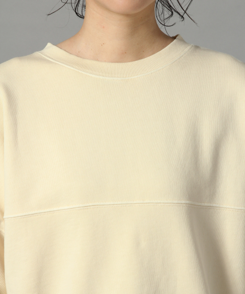 LOWRYS FARM（ローリーズファーム）の「ピグメントキリカエＢＩＧ　826041（スウェット・レディース・グレー/イエロー/アイボリー/ミント/グリーン・FREE）」の10枚目の写真