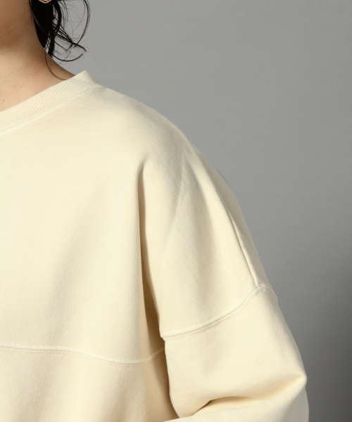 LOWRYS FARM（ローリーズファーム）の「ピグメントキリカエＢＩＧ　826041（スウェット・レディース・グレー/イエロー/アイボリー/ミント/グリーン・FREE）」の11枚目の写真