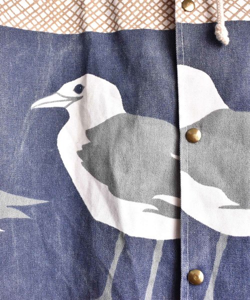 Michigan Rag Co. カモメ柄フード付きジャケット W/S VINTAGE（ヴィンテージ）の「【ヴィンテージ古着】MICHIGAN RAG