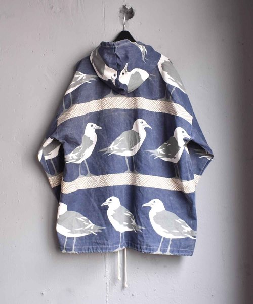 Michigan Rag Co. カモメ柄フード付きジャケット W/S VINTAGE（ヴィンテージ）の「【ヴィンテージ古着】MICHIGAN RAG