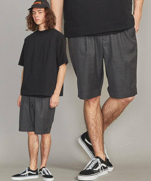 BEAUTY&YOUTH UNITED ARROWS（ビューティーアンドユースユナイテッドアローズ）の「BY TW 1P イージー ショートパンツ（その他パンツ・メンズ・ブラック/ダークグレー・M/L/XL/S）」の2枚目の写真