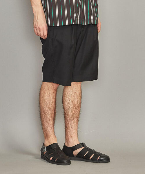 BEAUTY&YOUTH UNITED ARROWS（ビューティーアンドユースユナイテッドアローズ）の「BY TW 1P イージー ショートパンツ（その他パンツ・メンズ・ブラック/ダークグレー・M/L/XL/S）」の4枚目の写真