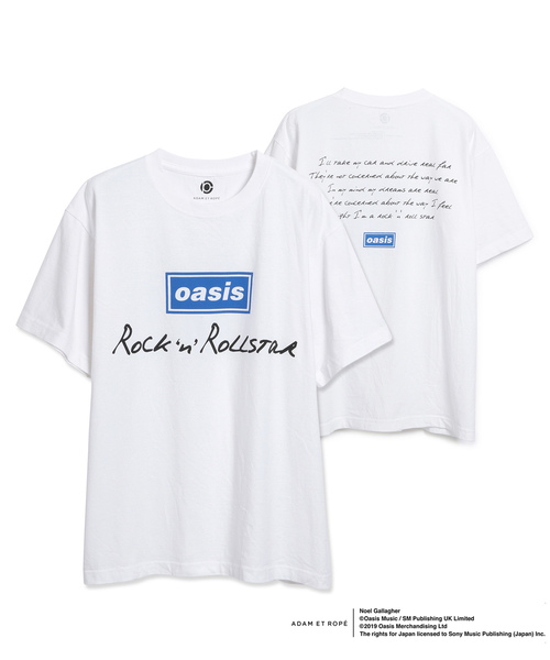 ADAM ET ROPE'（アダムエロペ）の「【OASIS×ADAM ET ROPE'】SONG LYRICS T-shirt/UNISEX（Tシャツ/カットソー・メンズ・ブラック/ブラック系その他/ホワイト系その他3/ホワイト系その他2/ホワイト系その他/ブラック系その他3/ブルー系その他3/ブラック系その他2/ブルー系その他/ブルー系その他2/ホワイト系その他4/ブルー系その他4・LL/L/M）」の2枚目の写真