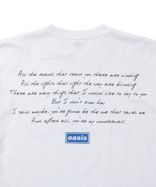 ADAM ET ROPE'（アダムエロペ）の「【OASIS×ADAM ET ROPE'】SONG LYRICS T-shirt/UNISEX（Tシャツ/カットソー・メンズ・ブラック/ブラック系その他/ホワイト系その他3/ホワイト系その他2/ホワイト系その他/ブラック系その他3/ブルー系その他3/ブラック系その他2/ブルー系その他/ブルー系その他2/ホワイト系その他4/ブルー系その他4・LL/L/M）」の17枚目の写真