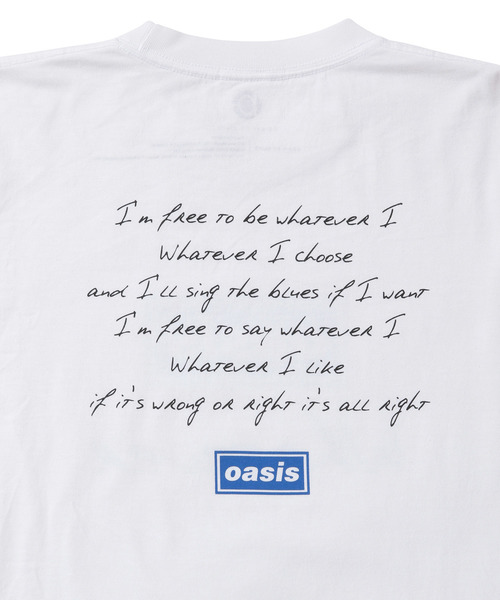 アダムエロペ オアシス Whatever Tシャツ ホワイト OASISコラボTシャツ 白 Whatever MサイズADAM ET ROPE - メルカリ