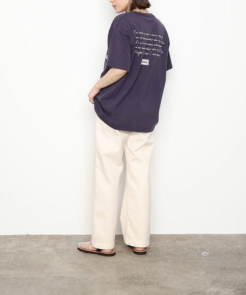 OASIS×ADAM ET ROPE'】SONG LYRICS T-shirt/UNISEX（Tシャツ