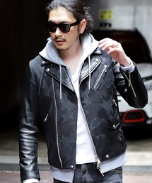 RATTLE TRAP | ダブルレザーライダースジャケット(ライダースジャケット)