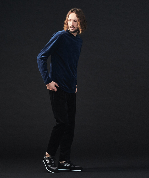 5351 POUR LES HOMMES（ゴーサンゴーイチプールオム）の「コールVネックプルオーバー（スウェット・メンズ・ボルドー/ネイビー/ブラック・44/46/48/50）」の9枚目の写真