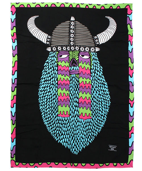 bpr BEAMS（ビーピーアール ビームス ）の「KYKURO / THE RAD RUG ビーチタオル（タオル・その他1/その他2/その他3・ONE SIZE）」の3枚目の写真