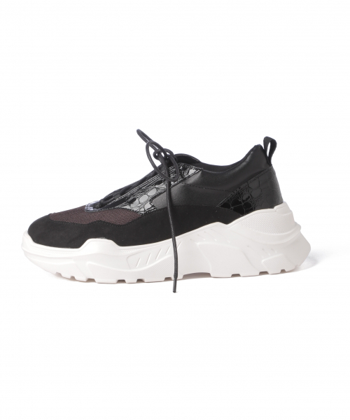 PAGEBOY(ページボーイ)の「モノトーンダッドスニーカー(スニーカー・レディース・ブラック/オフホワイト・MEDIUM/LARGE)」の9枚目の写真