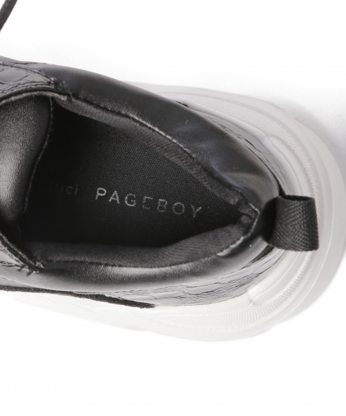 PAGEBOY(ページボーイ)の「モノトーンダッドスニーカー(スニーカー・レディース・ブラック/オフホワイト・MEDIUM/LARGE)」の15枚目の写真