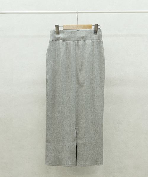 reca（レカ）の「【zozo限定】レギンスセット スリット入りタイトスカート（スカート・レディース・ブラック/杢グレー/ダークグレー・M）」の6枚目の写真