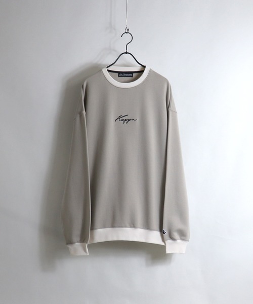 Kappa（カッパ）の「Kappa / カッパ 別注ビッグシルエットスウェット（スウェット・メンズ・ホワイト/ブラック/ベージュ/グリーン/ベージュ系その他/ブルー系その他/ミント/ラベンダー/ブルー/ブラック系その他3/ベージュ系その他3/ベージュ系その他2/ブラック系その他2/グリーン系その他/ホワイト系その他/ブラック系その他/チャコールグレー/ホワイト系その他3/ホワイト系その他2/ブラウン/サックスブルー/パープル/ブルー系その他2/ブルー系その他3/グリーン系その他2/ブラウン系その他2/パープル系その他/ホワイト系その他4/ブラウン系その他・M/L）」の15枚目の写真