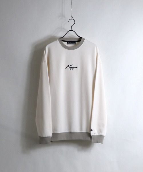 Kappa（カッパ）の「Kappa / カッパ 別注ビッグシルエットスウェット（スウェット・メンズ・ホワイト/ブラック/ベージュ/グリーン/ベージュ系その他/ブルー系その他/ミント/ラベンダー/ブルー/ブラック系その他3/ベージュ系その他3/ベージュ系その他2/ブラック系その他2/グリーン系その他/ホワイト系その他/ブラック系その他/チャコールグレー/ホワイト系その他3/ホワイト系その他2/ブラウン/サックスブルー/パープル/ブルー系その他2/ブルー系その他3/グリーン系その他2/ブラウン系その他2/パープル系その他/ホワイト系その他4/ブラウン系その他・M/L）」の3枚目の写真
