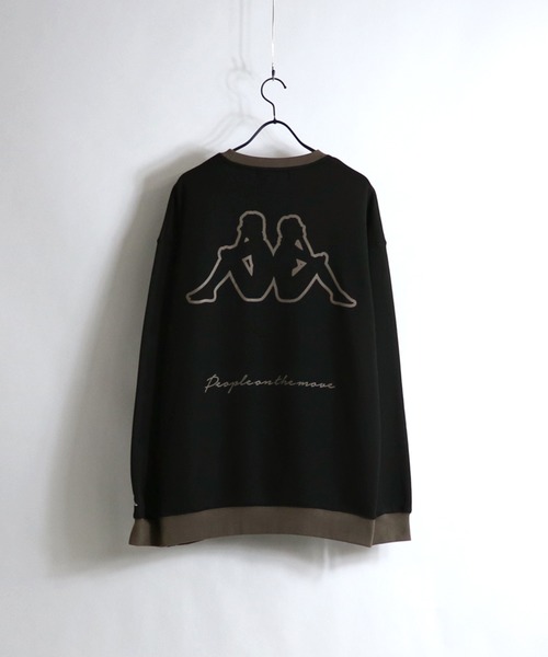 Kappa（カッパ）の「Kappa / カッパ 別注ビッグシルエットスウェット（スウェット・メンズ・ホワイト/ブラック/ベージュ/グリーン/ベージュ系その他/ブルー系その他/ミント/ラベンダー/ブルー/ブラック系その他3/ベージュ系その他3/ベージュ系その他2/ブラック系その他2/グリーン系その他/ホワイト系その他/ブラック系その他/チャコールグレー/ホワイト系その他3/ホワイト系その他2/ブラウン/サックスブルー/パープル/ブルー系その他2/ブルー系その他3/グリーン系その他2/ブラウン系その他2/パープル系その他/ホワイト系その他4/ブラウン系その他・M/L）」の9枚目の写真