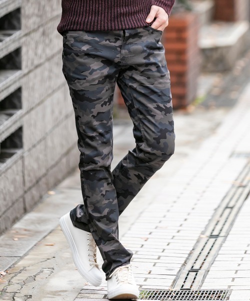 JILL BLAZE(ジルブレイズ)の「ストレッチ コットン カラースキニー ベーシック スリム チノパンツ(チノパンツ・メンズ・ホワイト/ブラック/チャコールグレー/ライトグレー/ベージュ/カーキ/ブルー/ネイビー/ワインレッド/ブラック系その他/グレー系その他/グレー系その他2/グリーン系その他/ミント・S/M/L/LL/3L)」の4枚目の写真