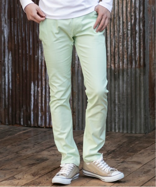 JILL BLAZE(ジルブレイズ)の「ストレッチ コットン カラースキニー ベーシック スリム チノパンツ(チノパンツ・メンズ・ホワイト/ブラック/チャコールグレー/ライトグレー/ベージュ/カーキ/ブルー/ネイビー/ワインレッド/ブラック系その他/グレー系その他/グレー系その他2/グリーン系その他/ミント・S/M/L/LL/3L)」の10枚目の写真