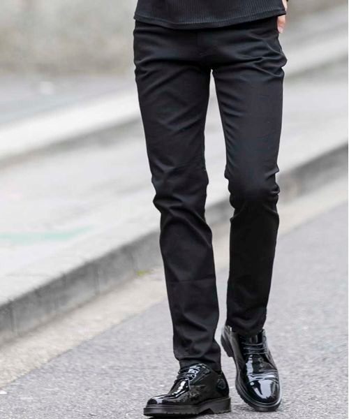 JILL BLAZE(ジルブレイズ)の「ストレッチ コットン カラースキニー ベーシック スリム チノパンツ(チノパンツ・メンズ・ホワイト/ブラック/チャコールグレー/ライトグレー/ベージュ/カーキ/ブルー/ネイビー/ワインレッド/ブラック系その他/グレー系その他/グレー系その他2/グリーン系その他/ミント・S/M/L/LL/3L)」の18枚目の写真