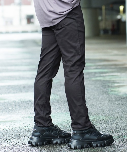 JILL BLAZE(ジルブレイズ)の「ストレッチ コットン カラースキニー ベーシック スリム チノパンツ(チノパンツ・メンズ・ホワイト/ブラック/チャコールグレー/ライトグレー/ベージュ/カーキ/ブルー/ネイビー/ワインレッド/ブラック系その他/グレー系その他/グレー系その他2/グリーン系その他/ミント・S/M/L/LL/3L)」の16枚目の写真