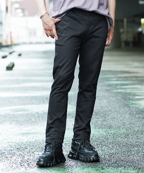 JILL BLAZE(ジルブレイズ)の「ストレッチ コットン カラースキニー ベーシック スリム チノパンツ(チノパンツ・メンズ・ホワイト/ブラック/チャコールグレー/ライトグレー/ベージュ/カーキ/ブルー/ネイビー/ワインレッド/ブラック系その他/グレー系その他/グレー系その他2/グリーン系その他/ミント・S/M/L/LL/3L)」の15枚目の写真