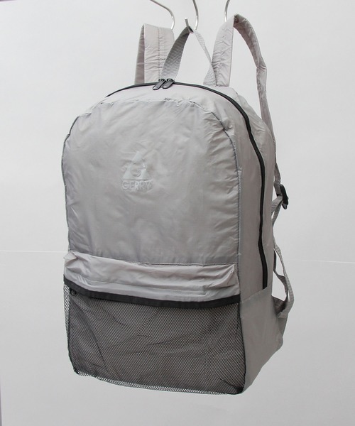 GERRY（ジェリー）の「【 GERRY / ジェリー 】 ポケッタブル バックパック / エコバッグ（エコバッグ/サブバッグ・メンズ・ブラック/ネイビー/グレー・FREE）」の4枚目の写真