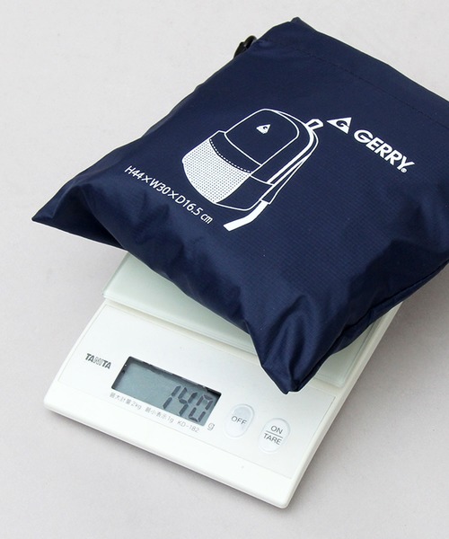 GERRY（ジェリー）の「【 GERRY / ジェリー 】 ポケッタブル バックパック / エコバッグ（エコバッグ/サブバッグ・メンズ・ブラック/ネイビー/グレー・FREE）」の18枚目の写真