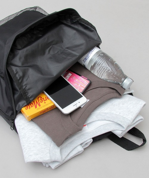 GERRY（ジェリー）の「【 GERRY / ジェリー 】 ポケッタブル バックパック / エコバッグ（エコバッグ/サブバッグ・メンズ・ブラック/ネイビー/グレー・FREE）」の8枚目の写真