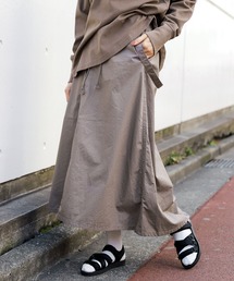 niko and... | サスペンダー付きミリタリーロングスカート(スカート)
