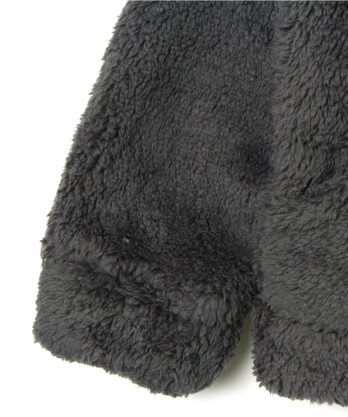 こども ビームス(コドモビームス)の「□TALC / mimi ボア フード ジャケット (2~8y)(ブルゾン・キッズ・グレー/ベージュ・8Y/2Y/6Y/4Y)」の5枚目の写真