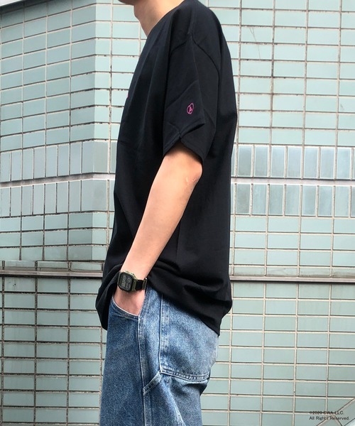 COMMON WARE(コモンウェアー)の「FELIX THE CAT ネオンTシャツ(Tシャツ/カットソー・レディース・ホワイト/ブラック・FREE)」の10枚目の写真