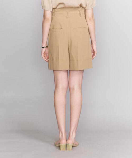 BEAUTY&YOUTH UNITED ARROWS（ビューティーアンドユースユナイテッドアローズ）の「BY コットン2タックハイウエストショートパンツ（その他パンツ・レディース・ブラック/ベージュ・MEDIUM/SMALL）」の18枚目の写真