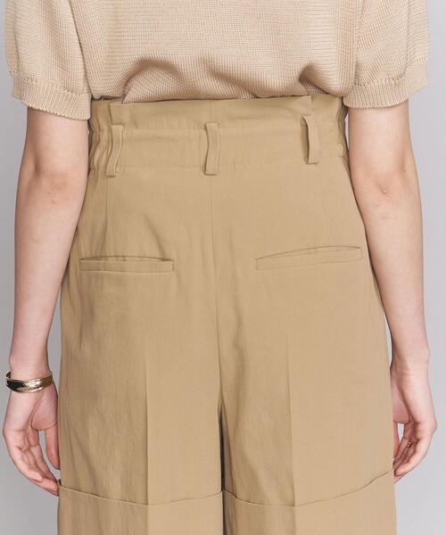 BEAUTY&YOUTH UNITED ARROWS（ビューティーアンドユースユナイテッドアローズ）の「BY コットン2タックハイウエストショートパンツ（その他パンツ・レディース・ブラック/ベージュ・MEDIUM/SMALL）」の15枚目の写真