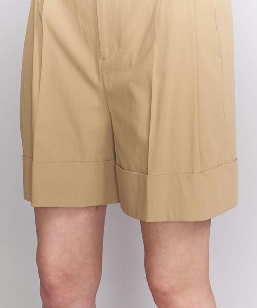 BEAUTY&YOUTH UNITED ARROWS（ビューティーアンドユースユナイテッドアローズ）の「BY コットン2タックハイウエストショートパンツ（その他パンツ・レディース・ブラック/ベージュ・MEDIUM/SMALL）」の14枚目の写真