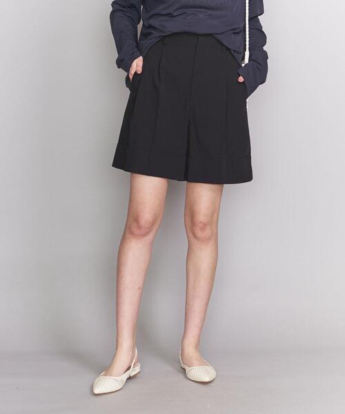 BEAUTY&YOUTH UNITED ARROWS（ビューティーアンドユースユナイテッドアローズ）の「BY コットン2タックハイウエストショートパンツ（その他パンツ・レディース・ブラック/ベージュ・MEDIUM/SMALL）」の9枚目の写真