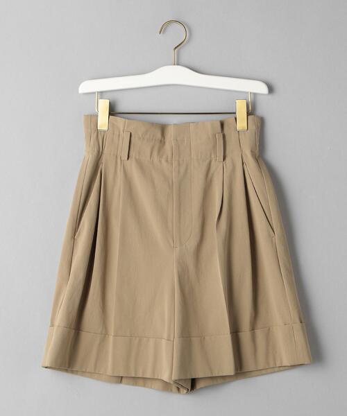 BEAUTY&YOUTH UNITED ARROWS（ビューティーアンドユースユナイテッドアローズ）の「BY コットン2タックハイウエストショートパンツ（その他パンツ・レディース・ブラック/ベージュ・MEDIUM/SMALL）」の7枚目の写真