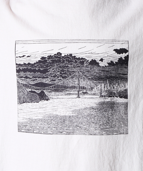JOURNAL STANDARD(ジャーナルスタンダード)の「【TOM KILLION/トム キリオン】 T-SH(Tシャツ/カットソー・メンズ・ホワイト/ホワイト系その他・LARGE/X-LARGE/MEDIUM)」の5枚目の写真