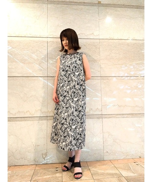 リーフプリントワンピース ワンピース Aquagirl アクアガール のファッション ワンピース ワンピース セール