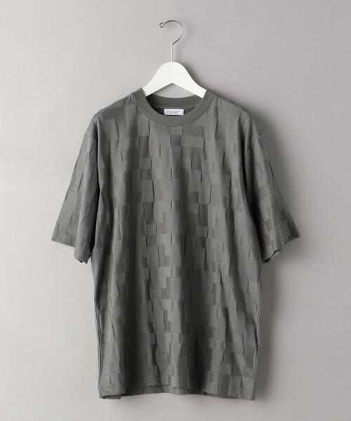 BEAUTY&YOUTH UNITED ARROWS(ビューティーアンドユースユナイテッドアローズ)の「BY ブロック リンク Tシャツ(Tシャツ/カットソー・メンズ・ホワイト/ネイビー/オリーブ・X-LARGE/LARGE/MEDIUM/SMALL)」の2枚目の写真